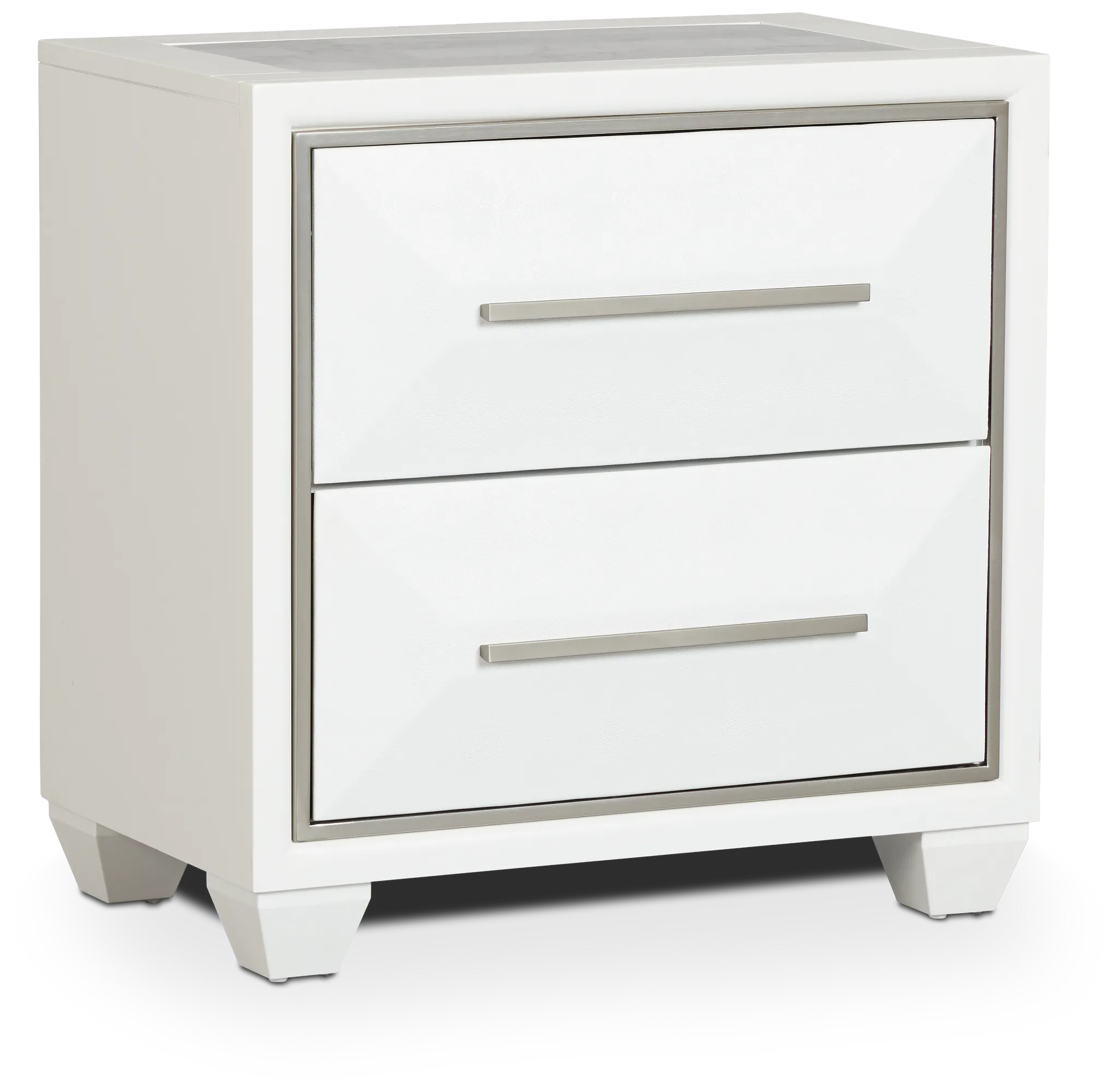 Manhattan White Nightstand