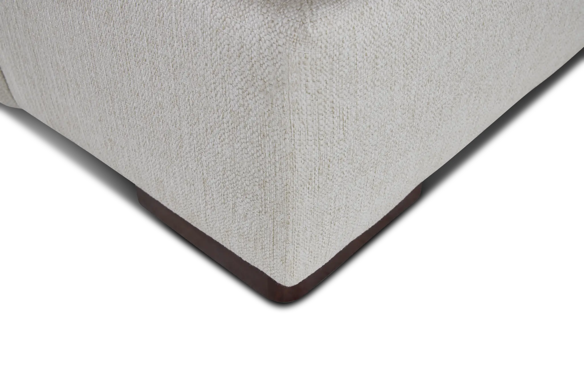 Austin White Fabric Large Left Cuddler Sectional Austin White Fabric Large Left Cuddler Sectional