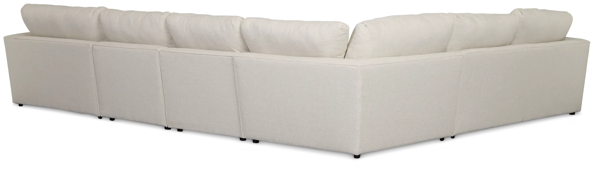 Brantley Light Beige Fabric Large Right Chaise Sectional