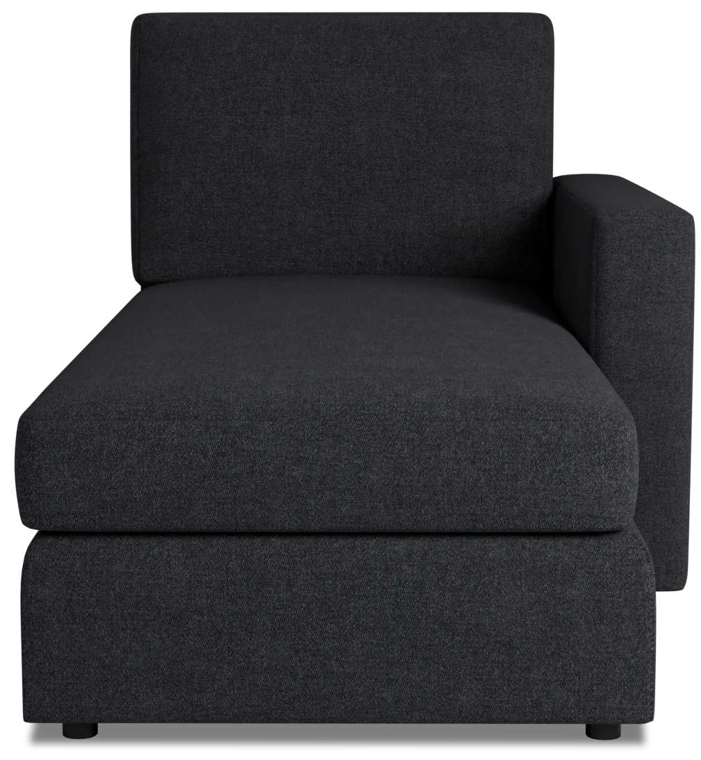 Citymod Dark Gray Fabric Right Chaise