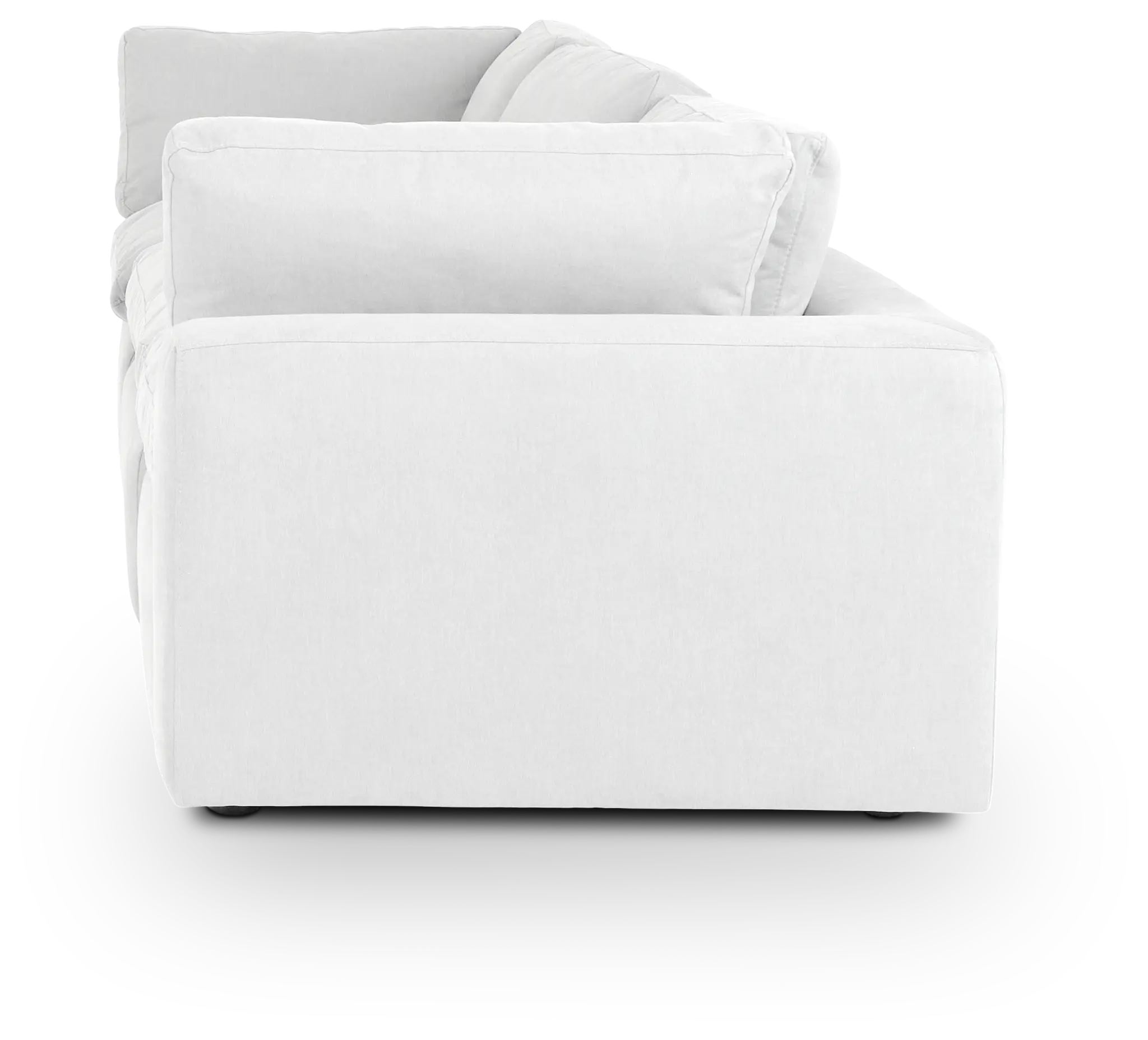 Grant White Fabric 3-piece Modular Sofa Grant White Fabric 3-piece Modular Sofa