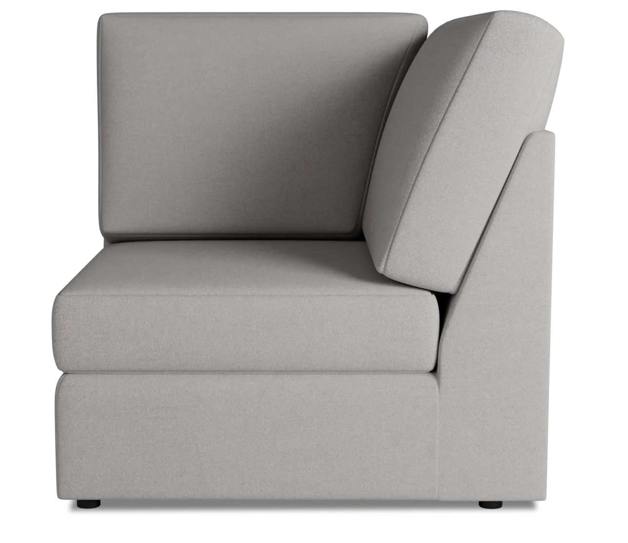 Citymod Light Gray Fabric Wedge