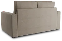 Siesta Victory Taupe Fabric Memory Foam Sleeper