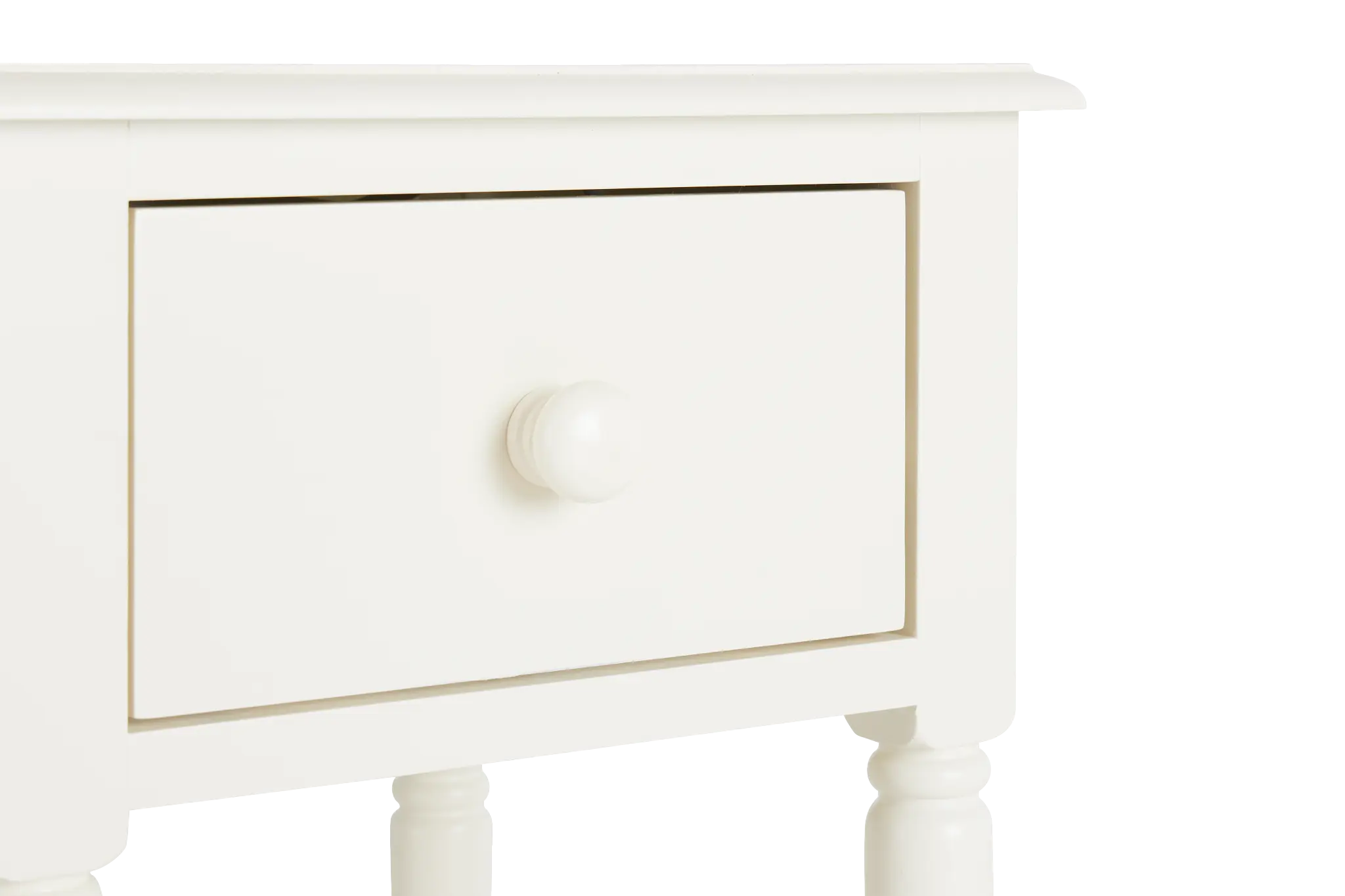 Moana White Power Nightstand Moana White Power Nightstand