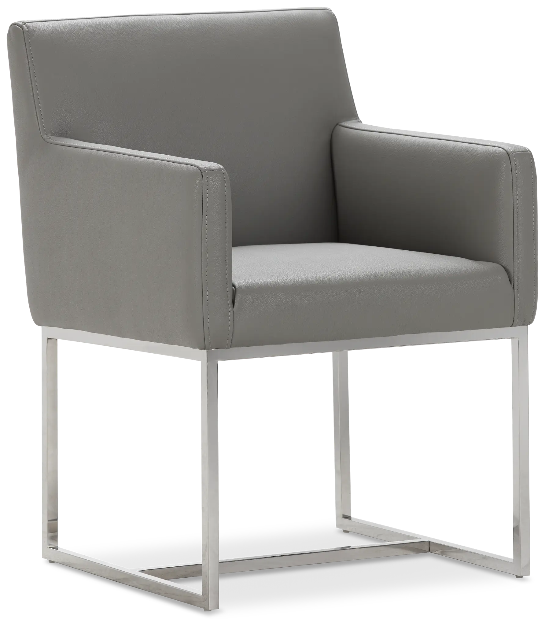 Miami Gray Micro Upholstered Arm Chair Miami Gray Micro Upholstered Arm Chair