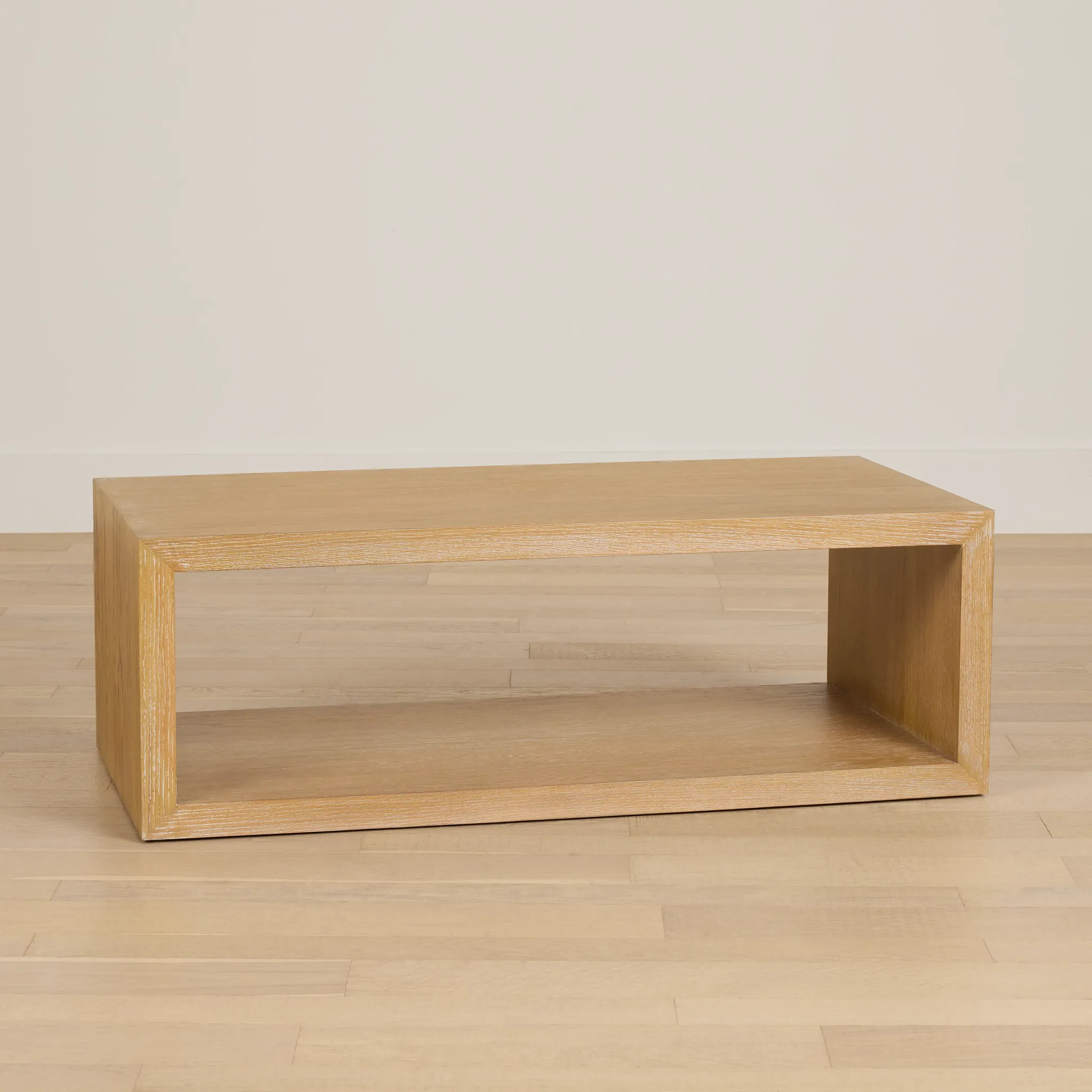 Nantucket Light Tone Open Coffee Table