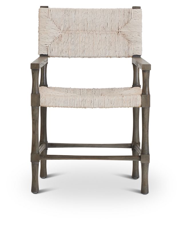 Palma Light Tone Woven Arm Chair (2)