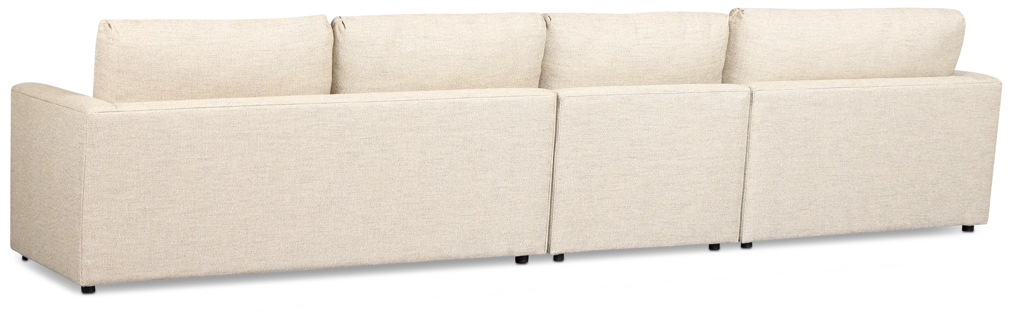 Maxwell Light Gray Fabric Small Left Chaise Sectional Maxwell Light Gray Fabric Small Left Chaise Sectional