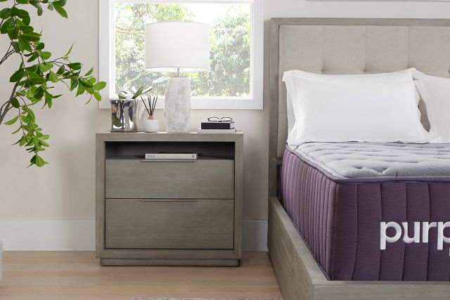 Madden Light Tone Drawer Nightstand