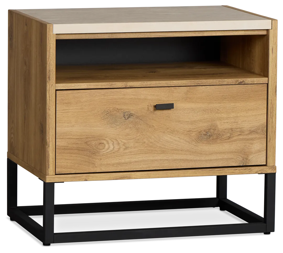 Perry Light Tone Nightstand