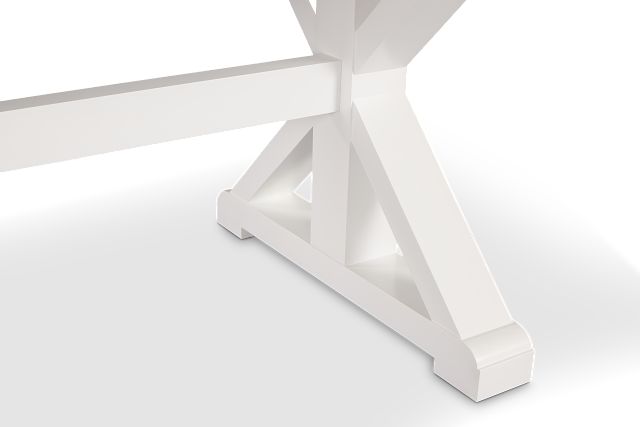 Nantucket Two-tone Light Tone Trestle Table