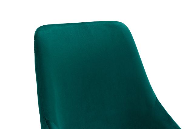 Cameo Dark Green 27" Upholstered Barstool