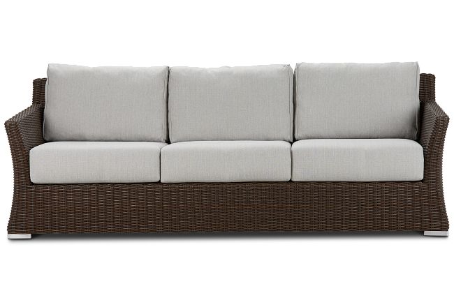 Southport Gray Woven Sofa