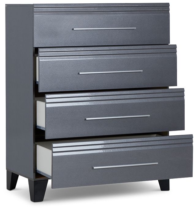 Midtown Gray 4-drawer Chest