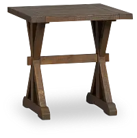 Joplin Light Tone Rectangular End Table