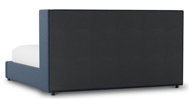 Captiva Elite Dark Blue 48" Upholstered Shelter Bed