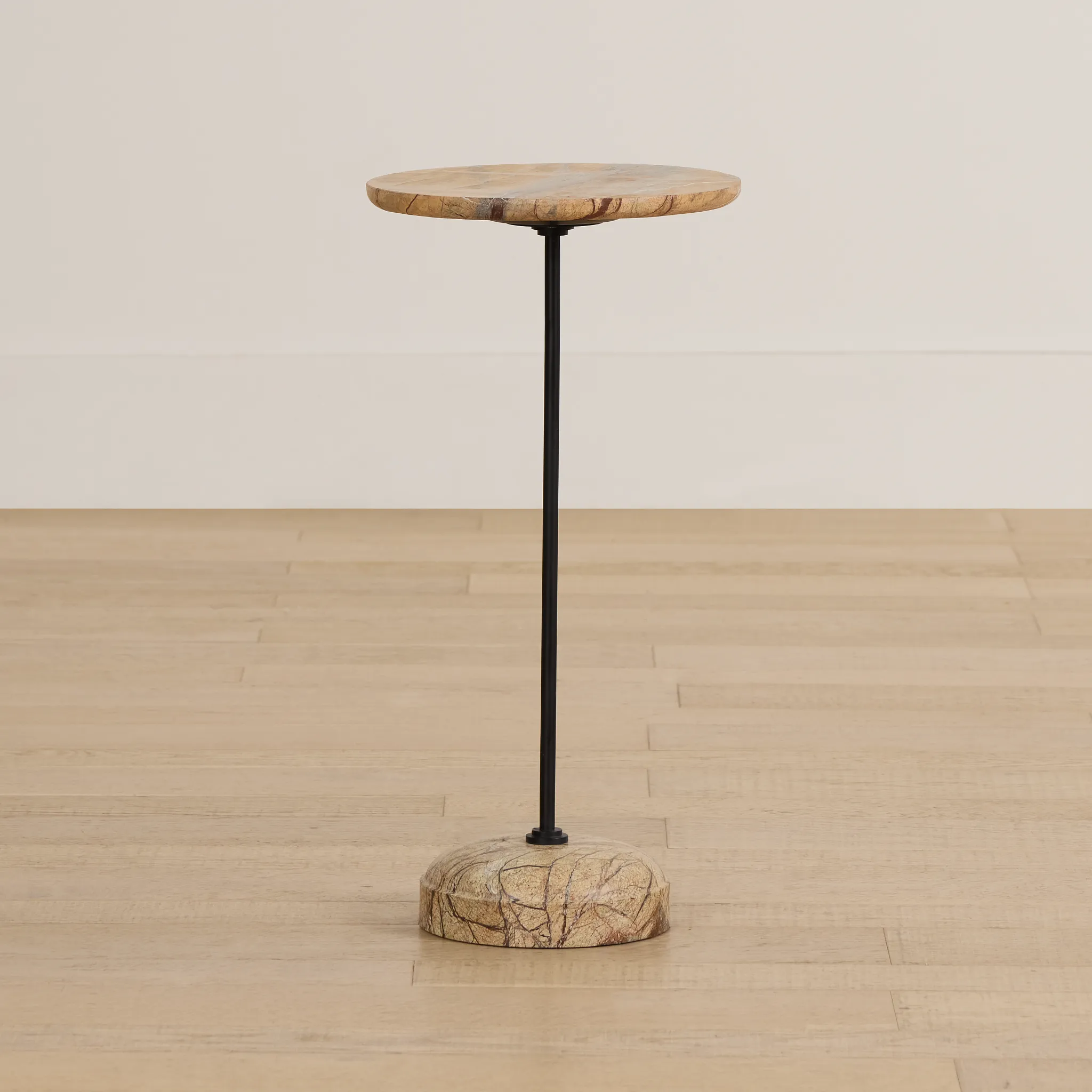Ardalion Brown Stone Accent Table