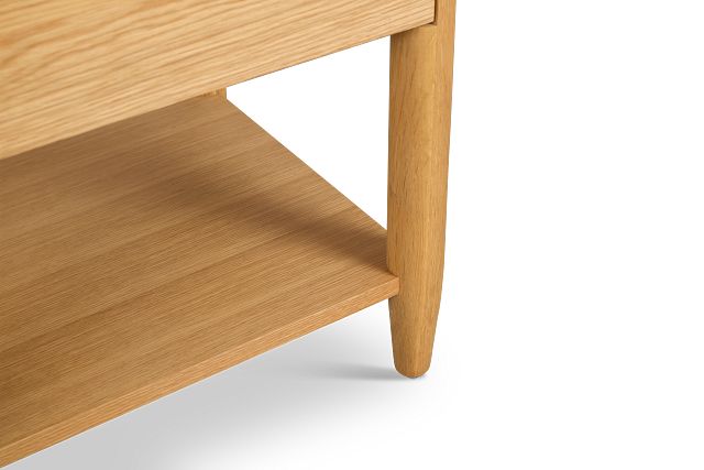 Stockton Light Tone Small Drawer Nightstand