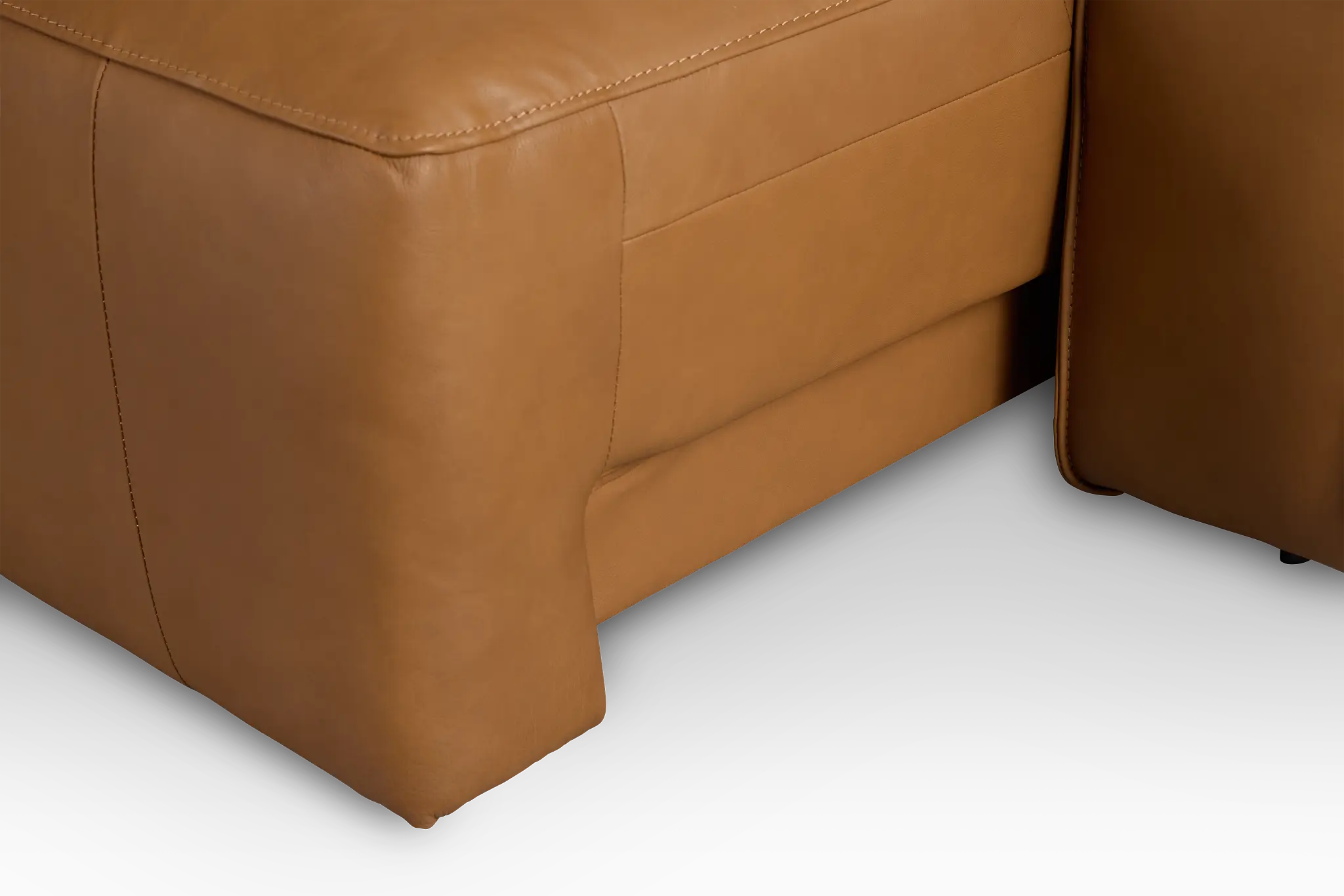 Rudy Brown Lthr/vinyl Large Dual Power 2 Arm Extension Chaise Sectional Rudy Brown Lthr/vinyl Large Dual Power 2 Arm Extension Chaise Sectional