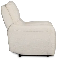 Bennett Light Beige Fabric Power Recliner