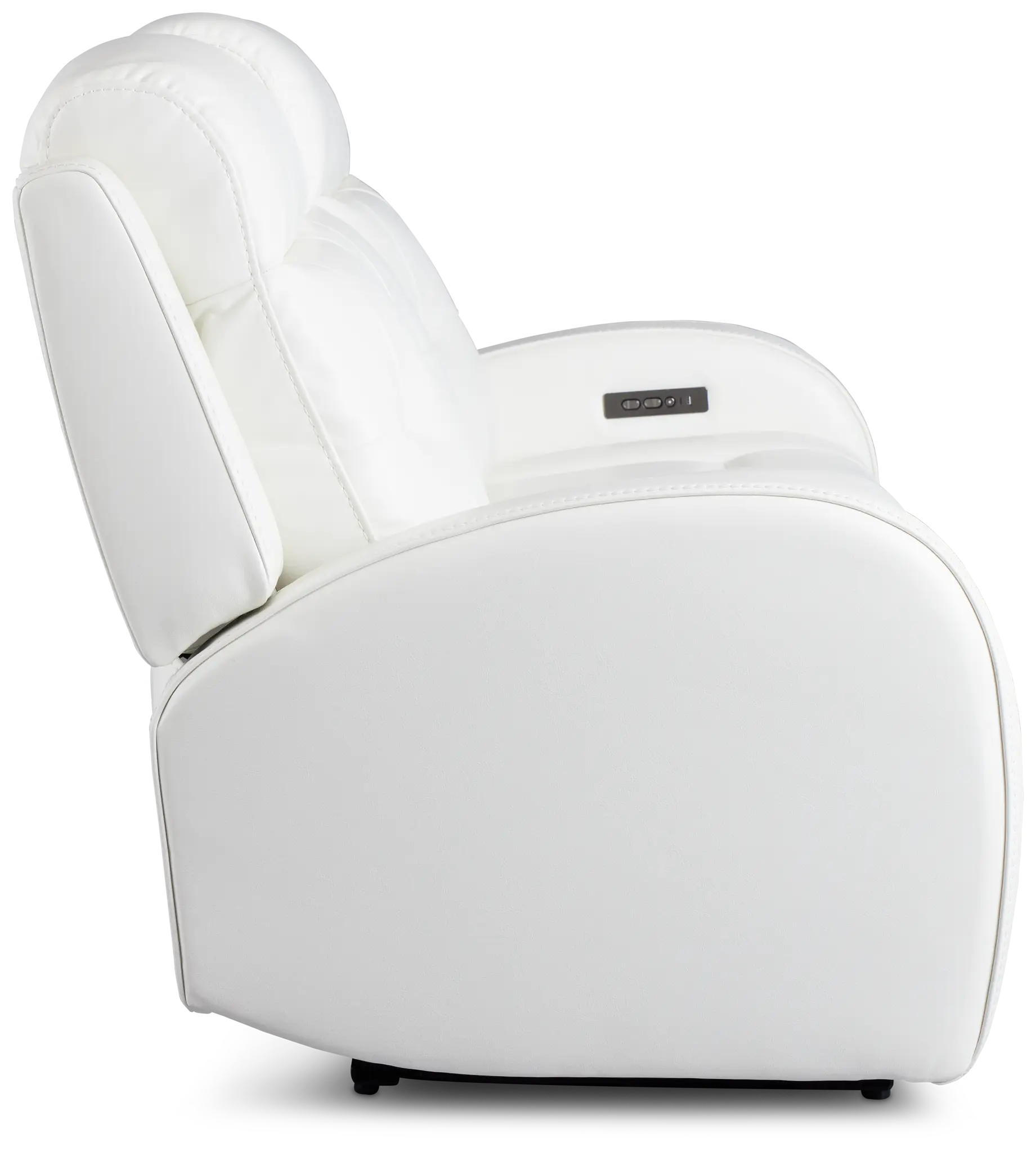 Omega White Micro Power Reclining Sofa Omega White Micro Power Reclining Sofa