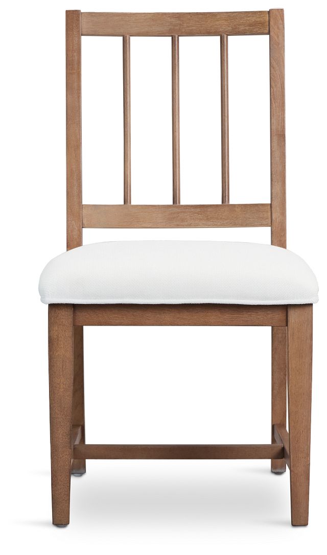 Provo White Upholstered Side Chair