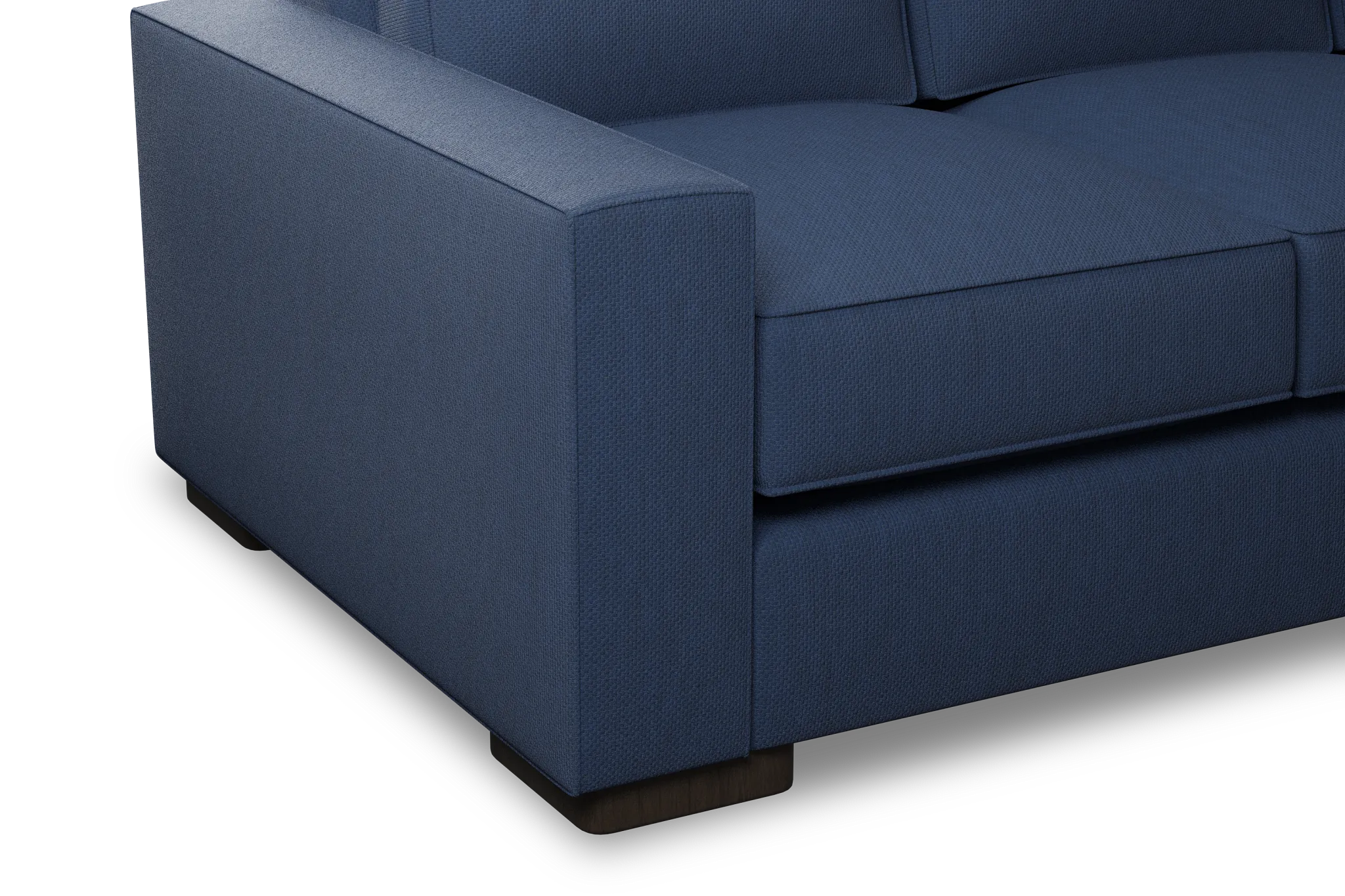 Edgewater Revenue Dark Blue 84" Sofa W/ 3 Cushions