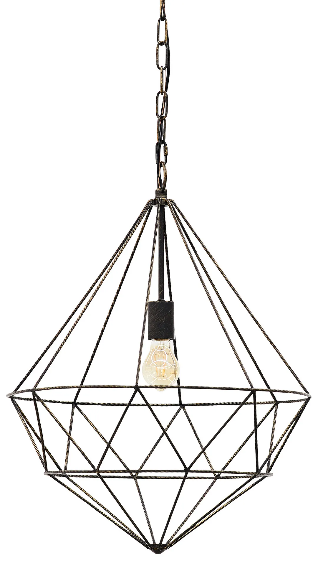 Ring Black Metal Pendant