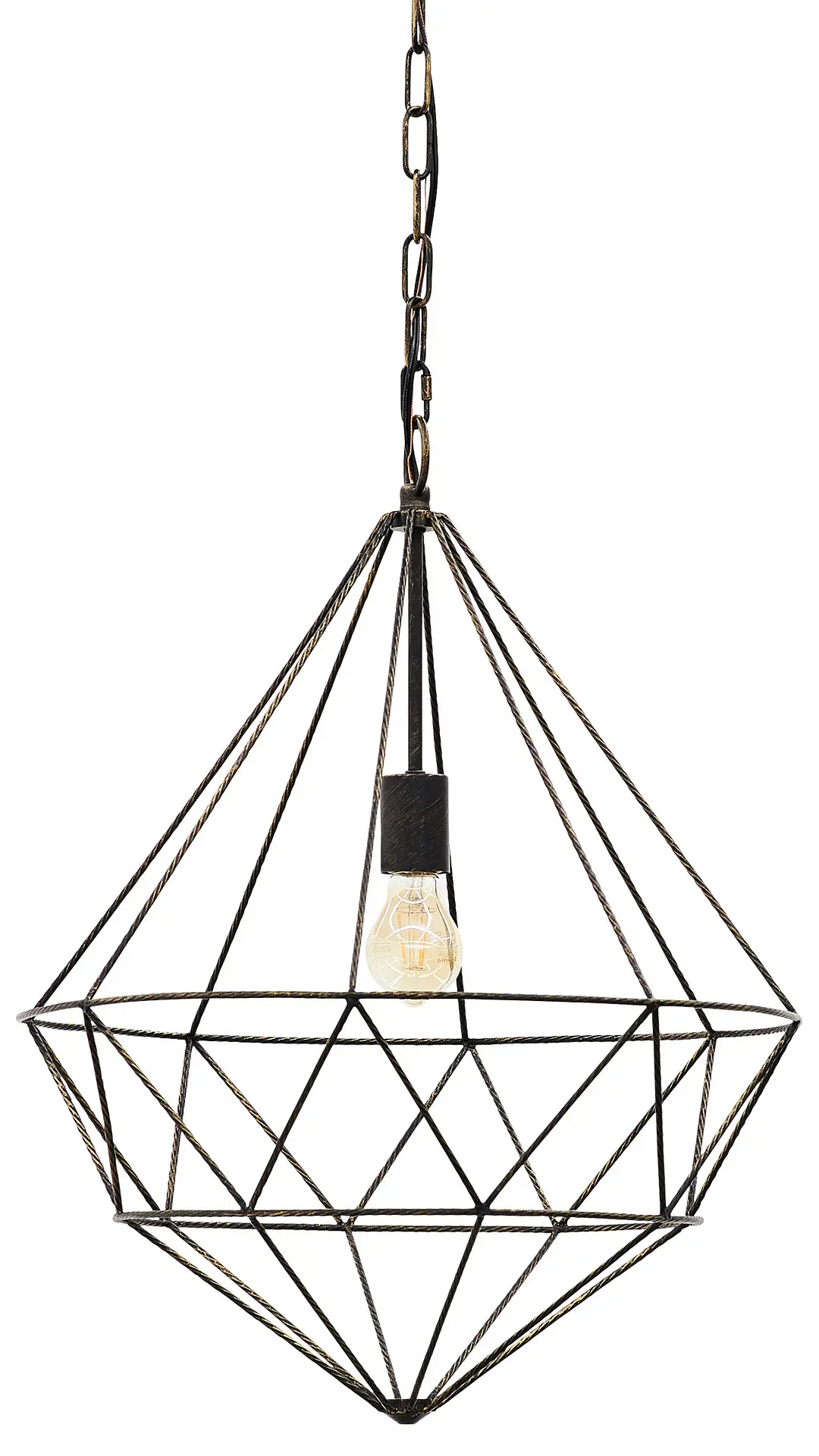 Ring Black Metal Pendant Ring Black Metal Pendant