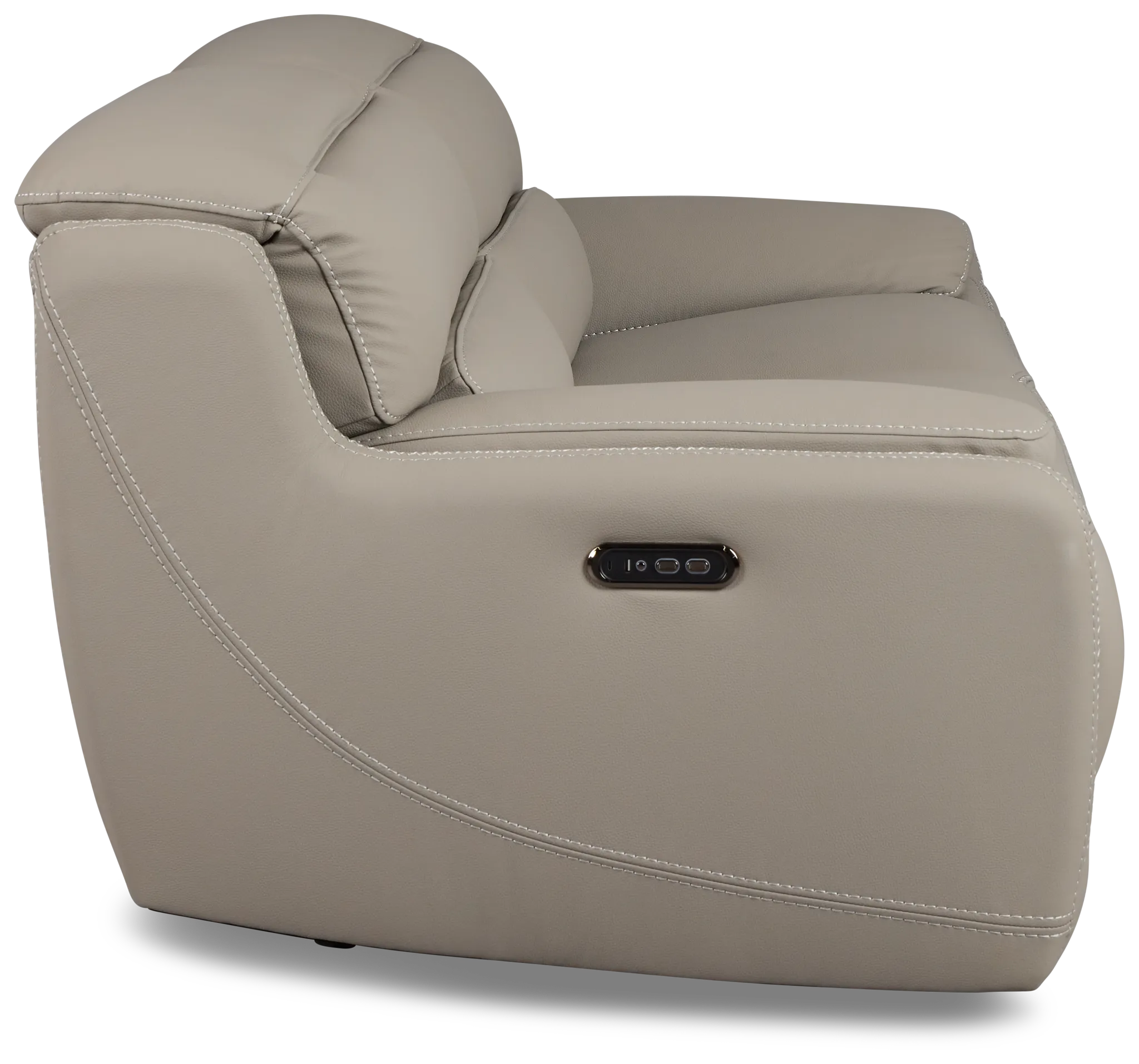 Jett Gray Micro Power Reclining Sofa