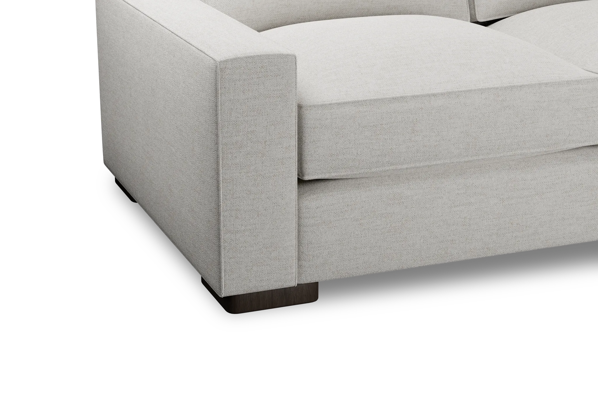 Edgewater Maguire Ivory Small Two-arm Sectional