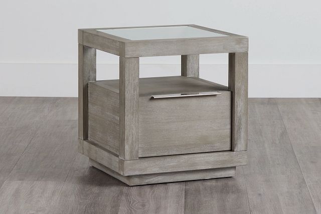 Madden Light Tone End Table