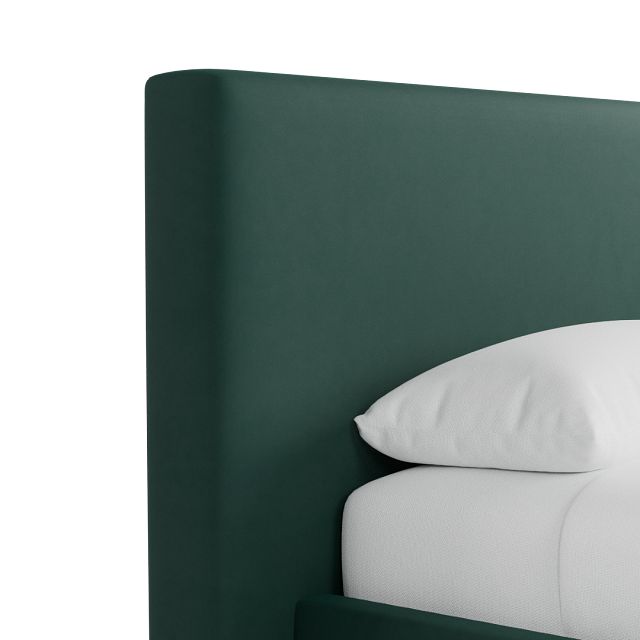 Grayton Joya Green 44" Upholstered Platform Bed
