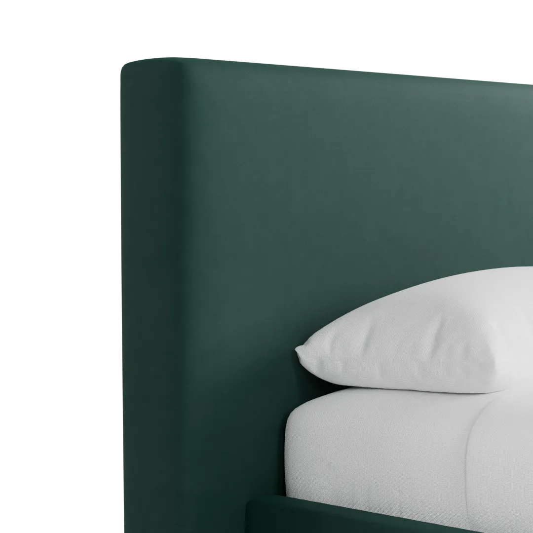 Grayton Joya Green 44" Upholstered Platform Bed