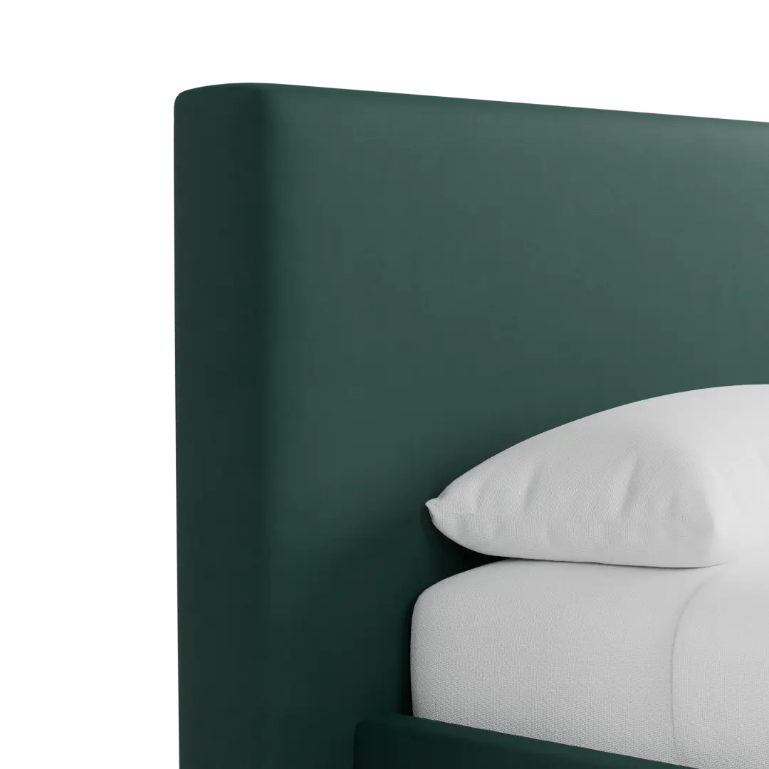 Grayton Joya Green 44" Upholstered Platform Bed Grayton Joya Green 44" Upholstered Platform Bed