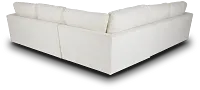 Noah Ivory Fabric Small Two-arm Sectional
