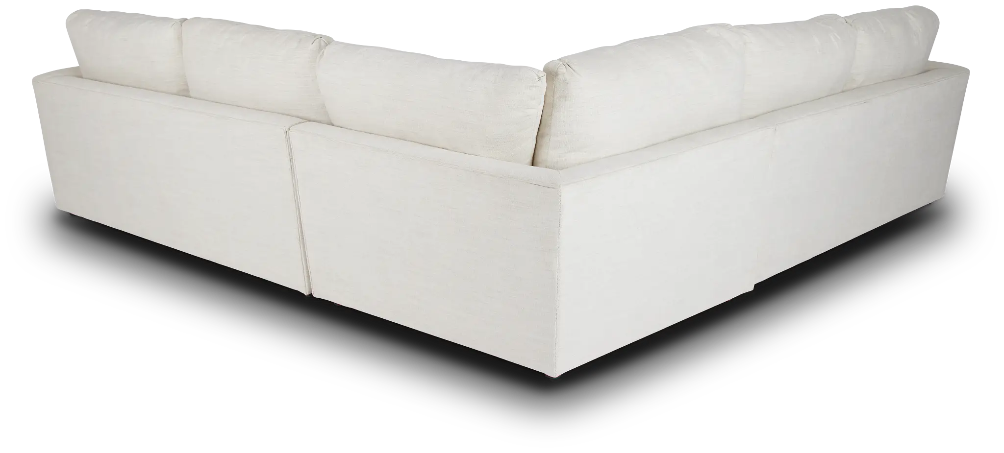 Noah Ivory Fabric Small Two-arm Sectional Noah Ivory Fabric Small Two-arm Sectional