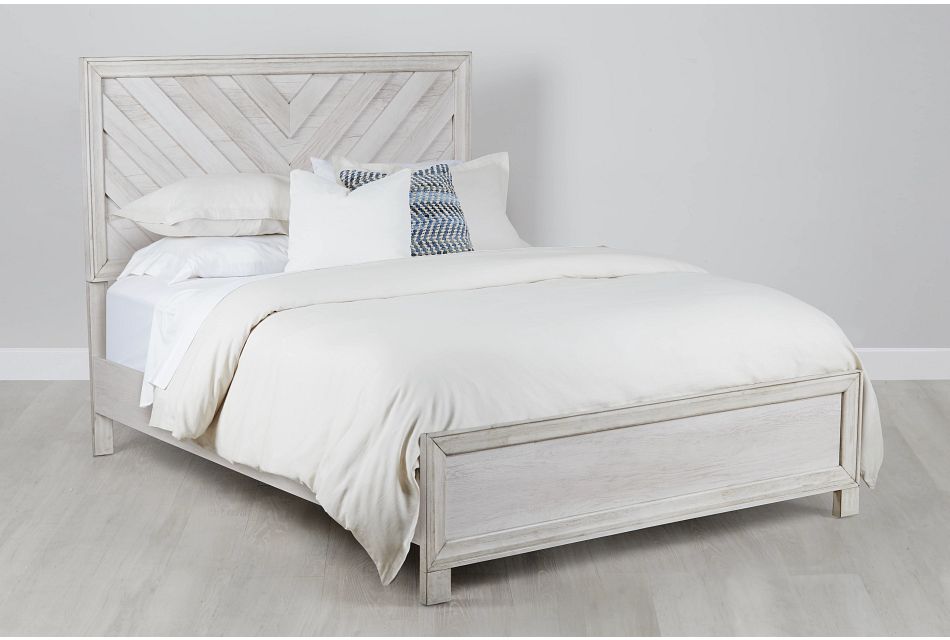 Casper Light Tone Panel Bed