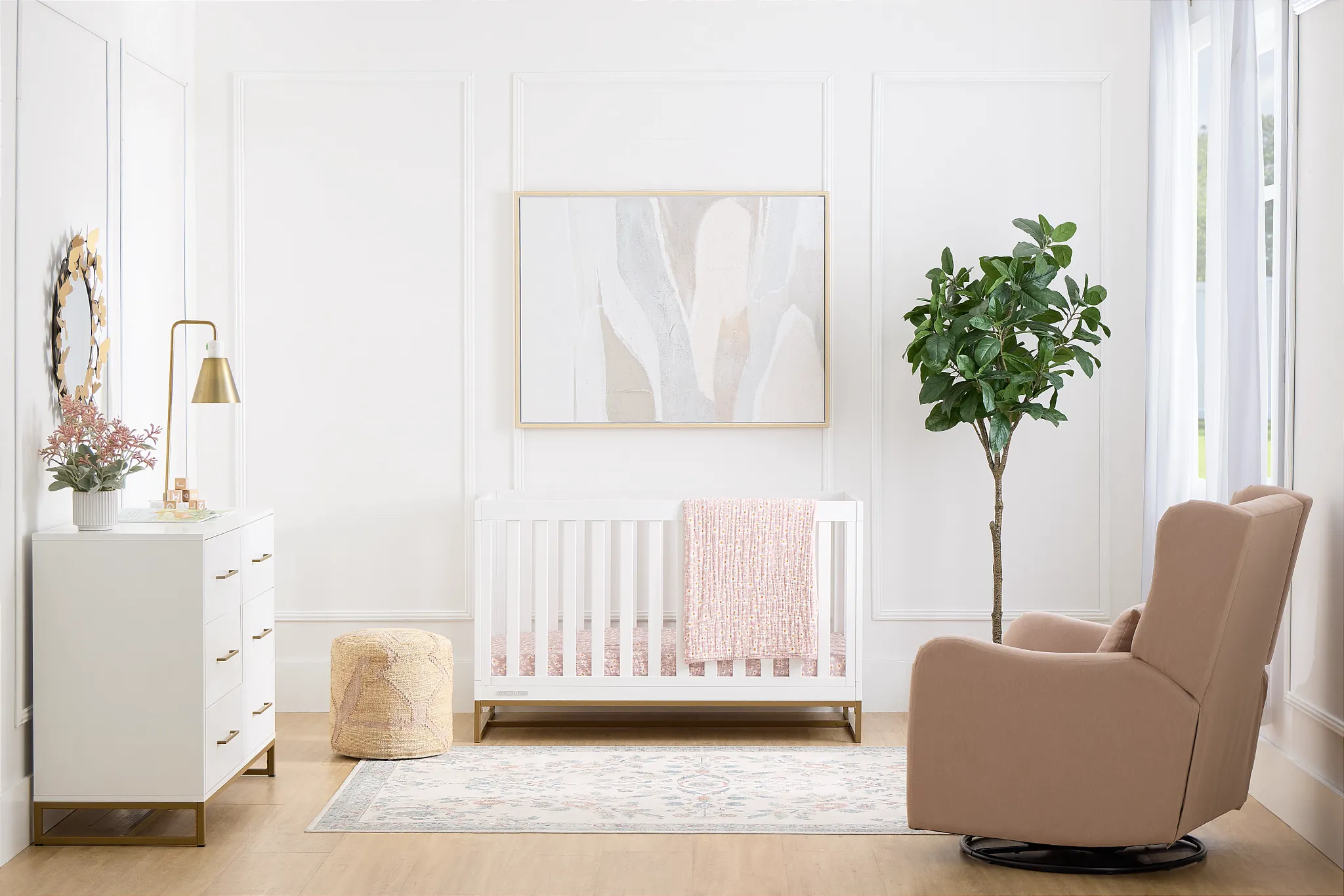Kate White 2-in-1 Crib