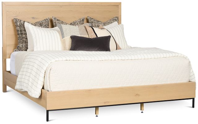 Highland Light Tone Panel Bed