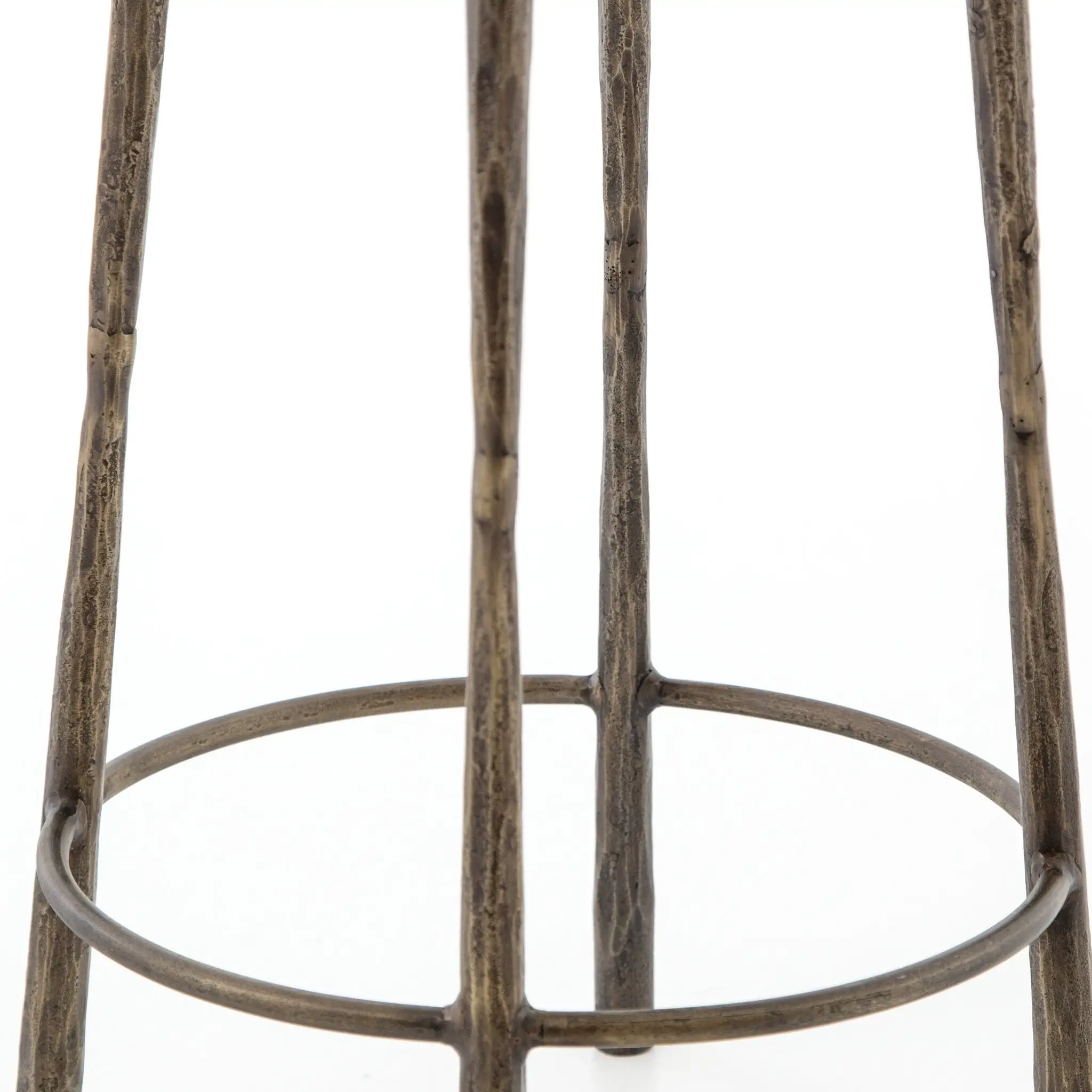 Four Hands Marty Brass Metal 24" Barstool Four Hands Marty Brass Metal 24" Barstool