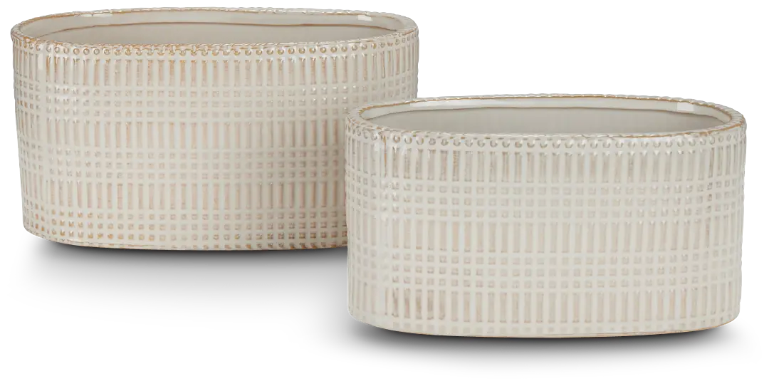 Robin Beige Set Of 2 Planter Robin Beige Set Of 2 Planter