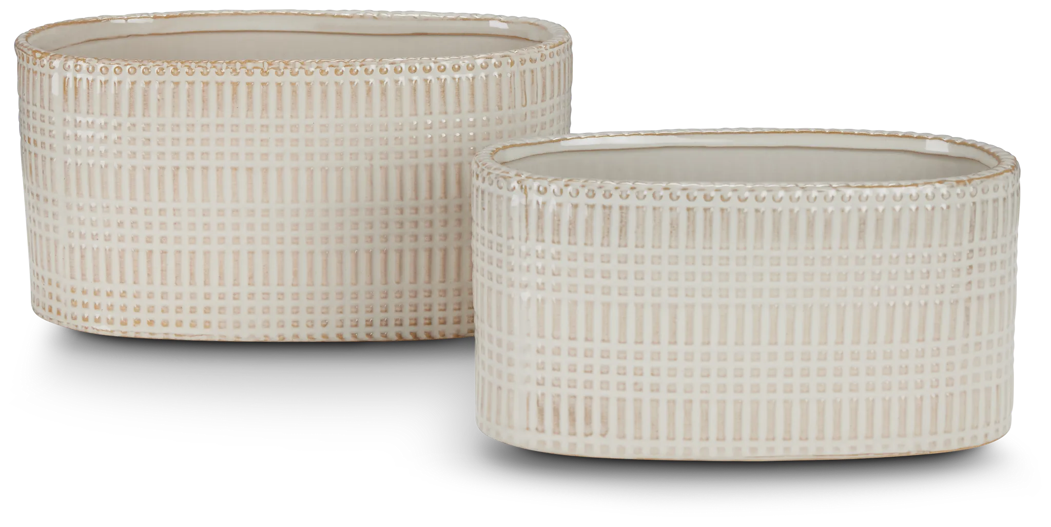 Robin Beige Set Of 2 Planter