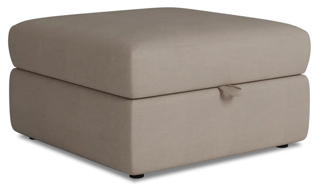 Citymod Beige Fabric Storage Ottoman Citymod Beige Fabric Storage Ottoman