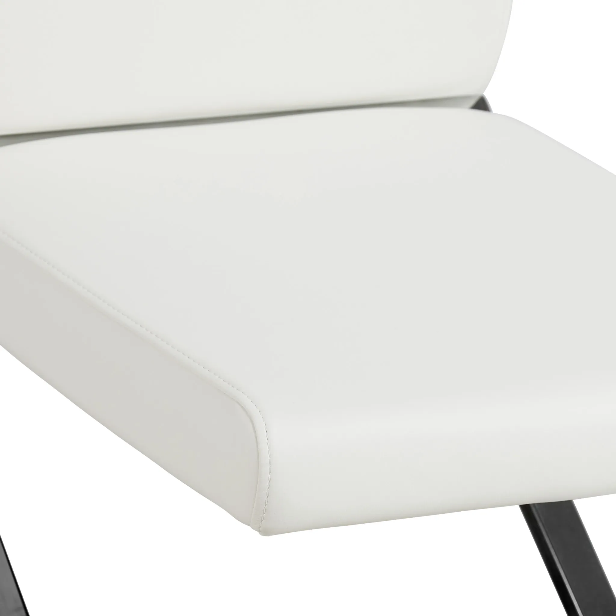 Corsica White Upholstered Side Chair