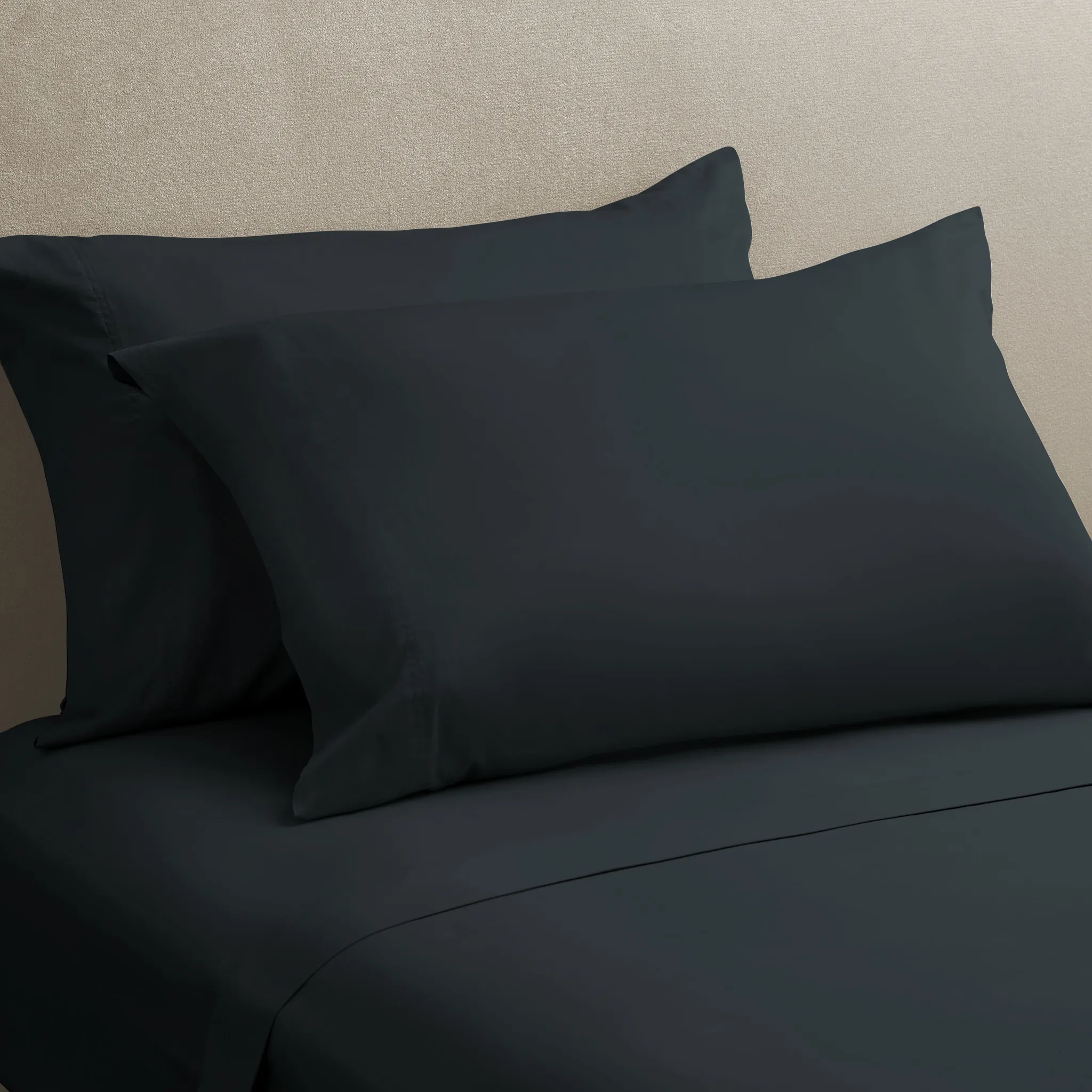 Rest & Renew Cotton Sateen Dark Blue 300 Thread Sheet Set