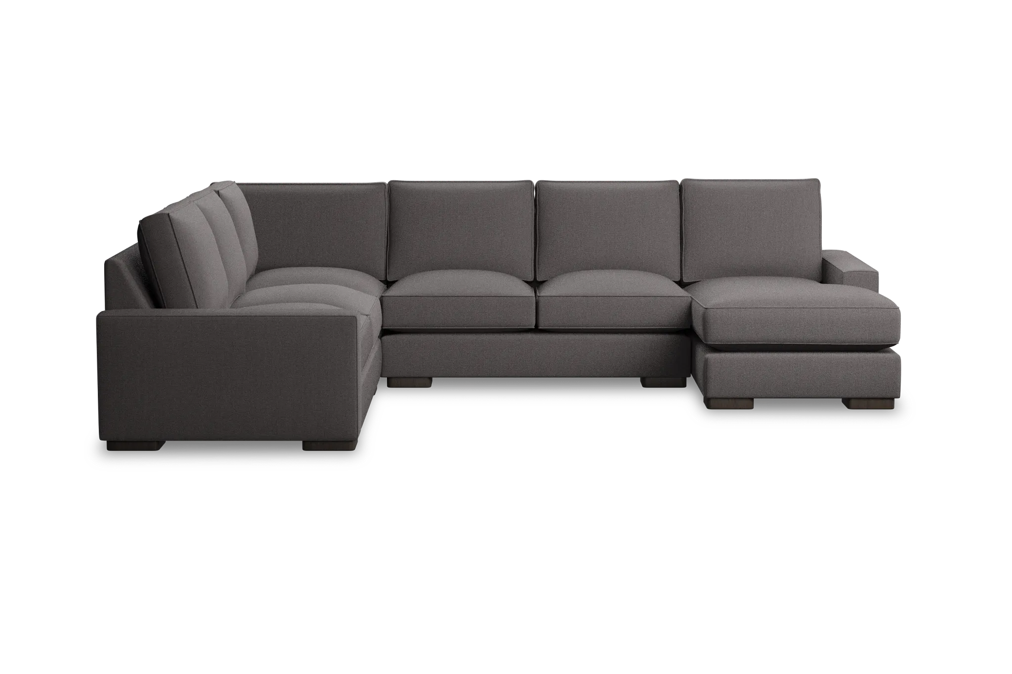 Edgewater Peyton Gray Medium Right Chaise Sectional