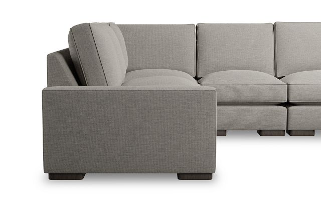 Edgewater Maguire Pewter Medium Two-arm Sectional