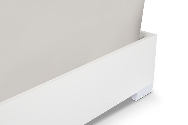 Modena White Platform Bed