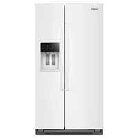 Whirlpool 5536 Series White Side By Side Refrigerator